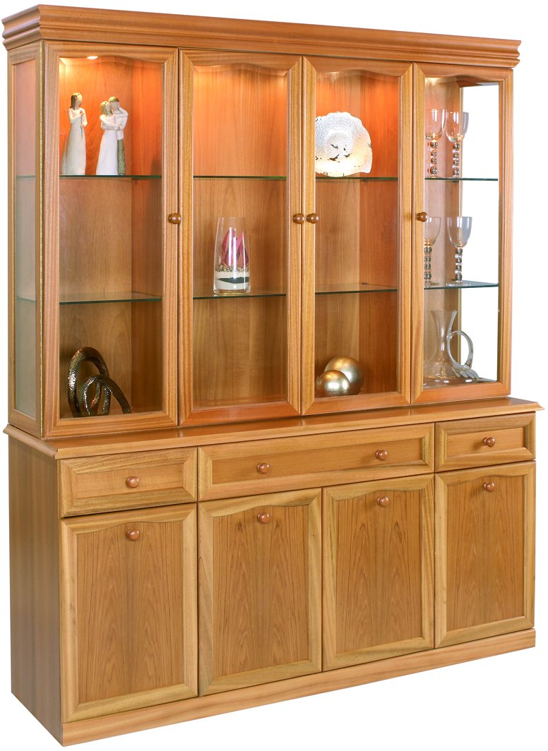 Sutcliffe Trafalgar 4 Glass Door Display Unit & Display Cases Living Homes