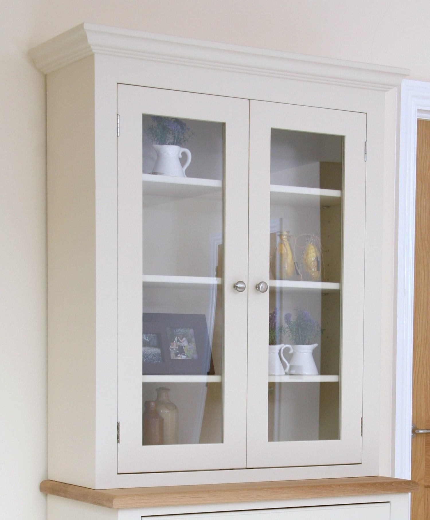 Andrena Barley 3'0' Glazed Dresser Top & Display Cases