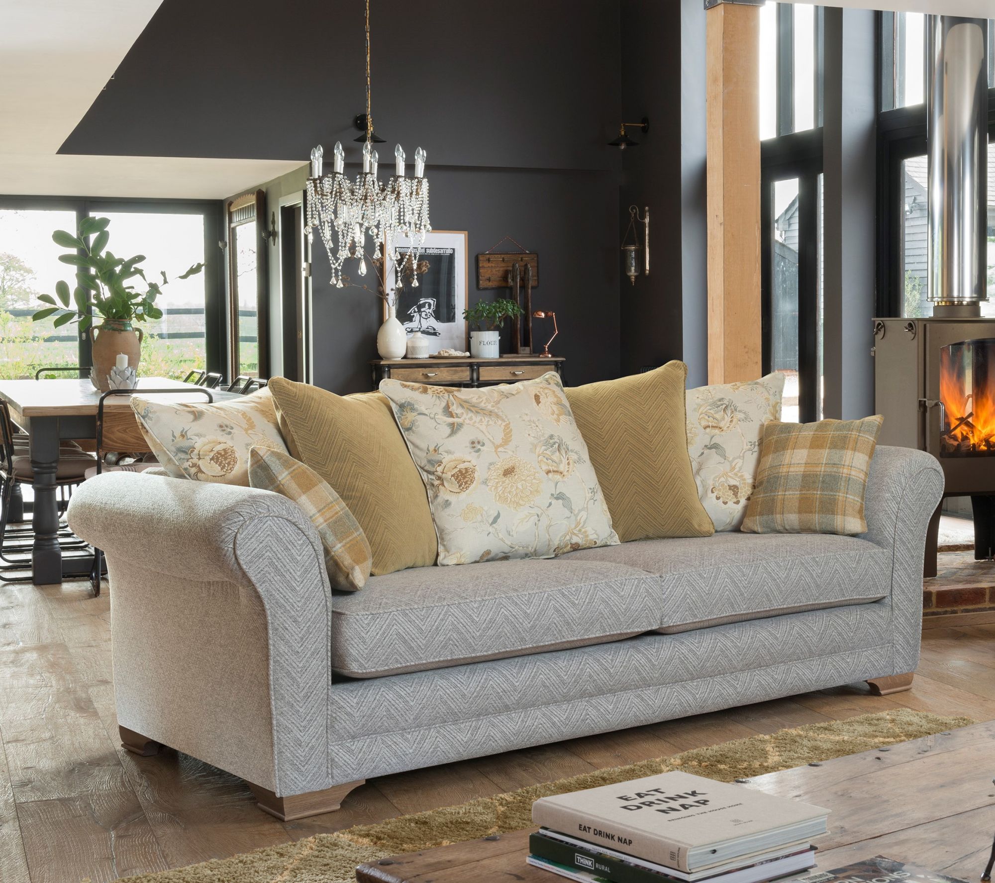 Alstons Franklin 3 Seater Sofa Medium Sofas Living Homes