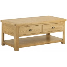 Portbury Coffee Table with Drawers
