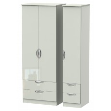 Welcome Cambridge Tall Triple 2 Drawer + Drawer Robe