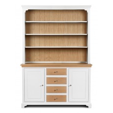 Hambledon Medium Open Rack Full Dresser - Oak Drawers