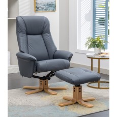 Hawaii Relaxer Chair & Footstool (Petrol Blue) Hawaii Relaxer Chair & Footstool (Petrol Blue)