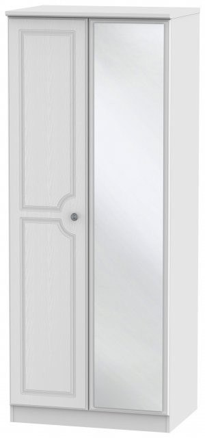 Welcome Bude 2ft 6in Mirror Wardrobe