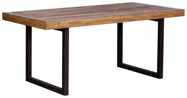Nickel 180cm Fixed-Top Dining Table