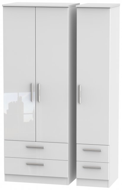 Welcome Infinity Tall Triple 2 Drawer + Drawer Robe