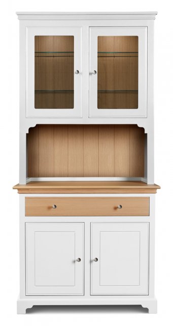 Hambledon Small Glazed Top Full Dresser - Oak Drawer