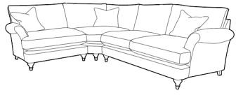 Living Homes Lacey Small Corner Group (LH/RH)