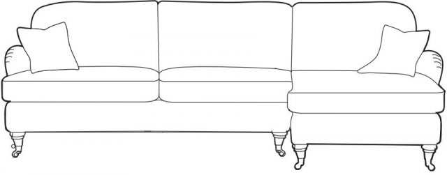 Living Homes Georgie Chaise Sofa