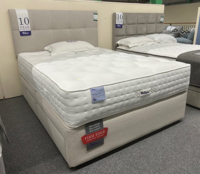 Clearance - Relyon Keswick 2600 5'0" (150cm) Kingsize 2+2 Drw F/E Divan Set + Headboard