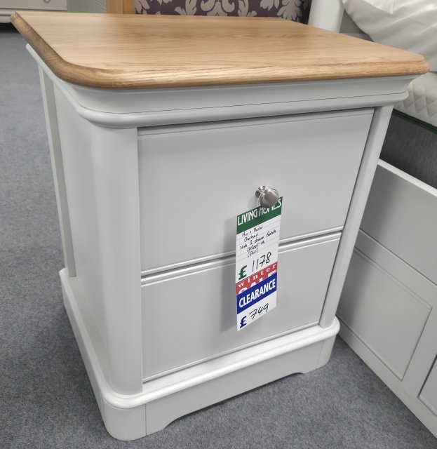 Clearance - Hill & Hunter Chartwell Wide 2 Drawer Bedsides (Pair)