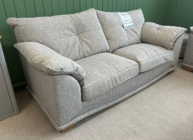 Clearance - Buoyant Nicole 3 Seater, 2 Seater, Armchair & Storage Footstool
