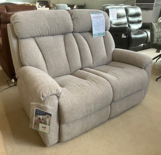 Clearance - La-z-Boy Georgina 2 Seater Fixed Sofa