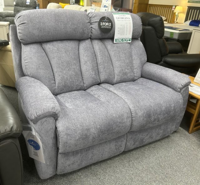 Clearance - La-z-Boy Georgina 2 Seater Fixed Sofa