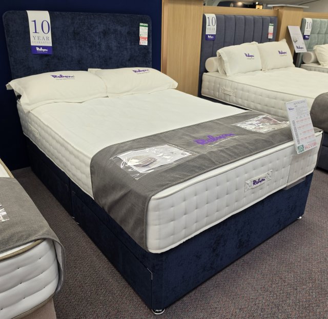 Clearance - Relyon Heyford 135cm Double 4 Drawer Set + Headboard