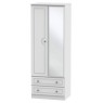 Welcome Bude Tall 2ft 6in 2 Drawer Mirror Wardrobe