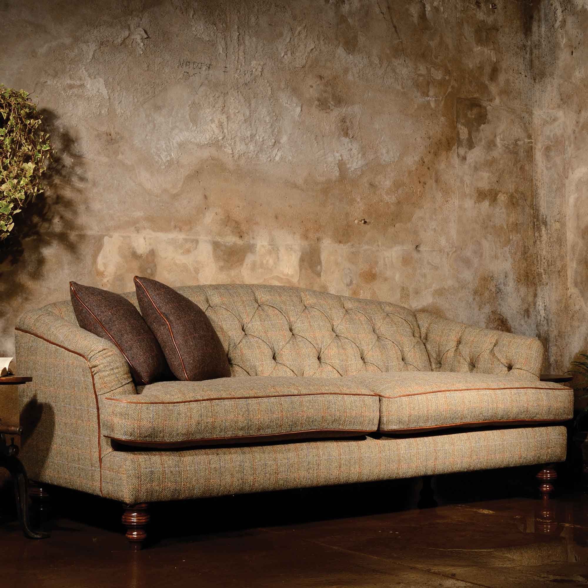 Tetrad Harris Tweed Dalmore Midi Sofa Medium Sofas Living Homes