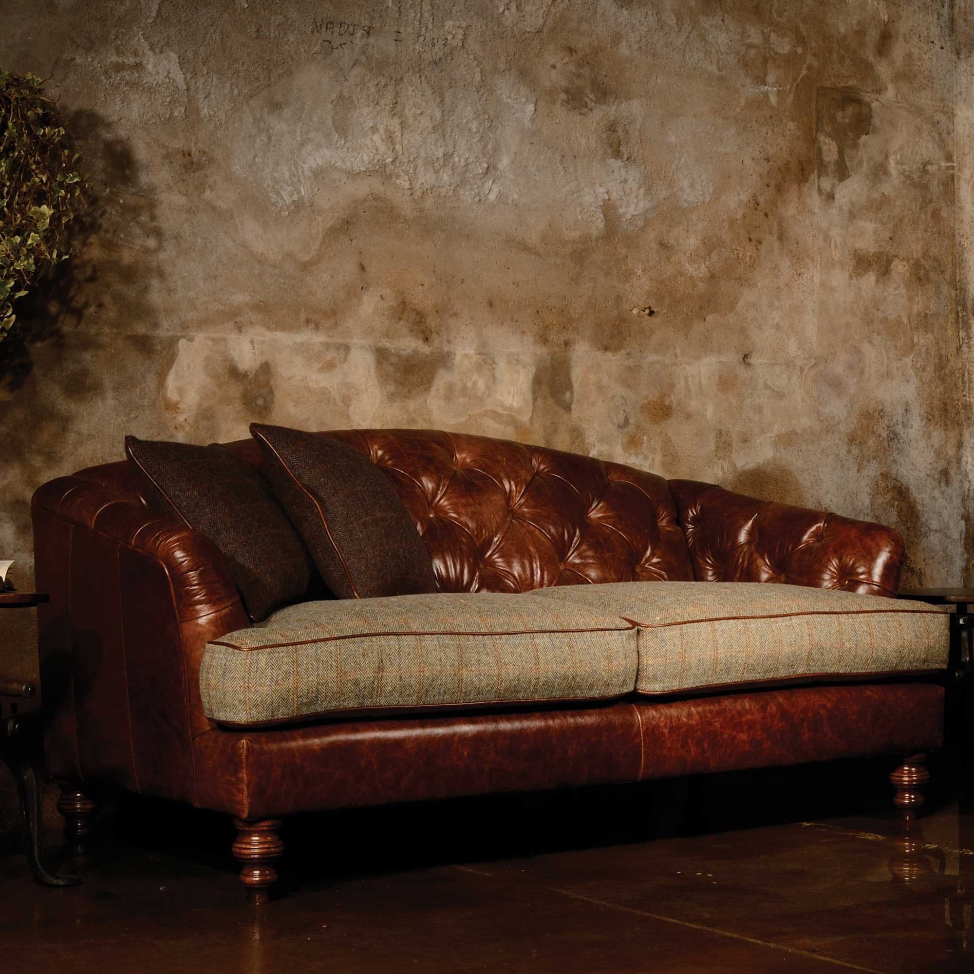 Tetrad Harris Tweed Dalmore Petit Sofa Small Sofas Living Homes