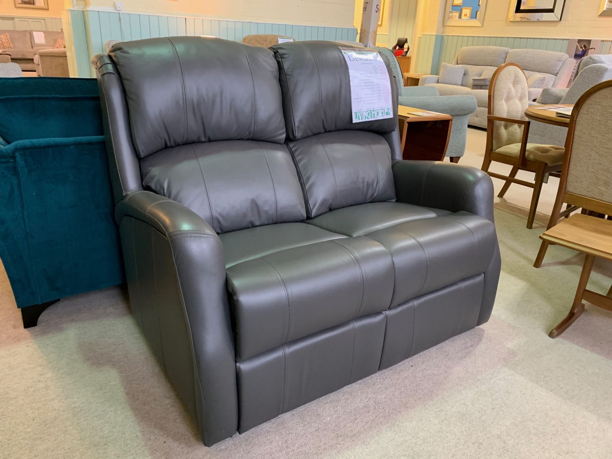 Clearance Celebrity Langham 3 Seater Sofa in Leather Sofas & Suites