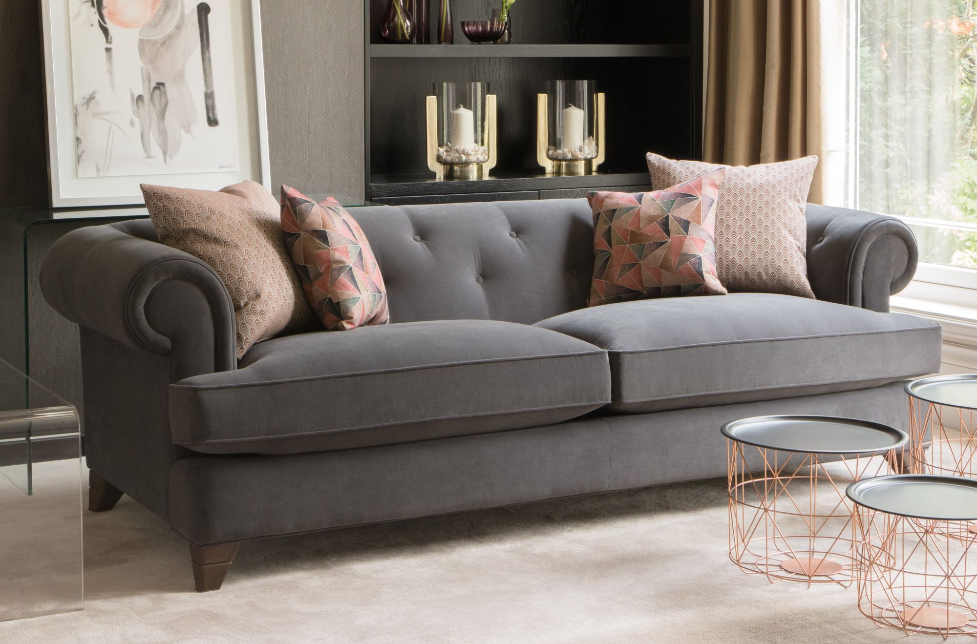 Parker Knoll 150 Collection Grand Sofa Large Sofas Living