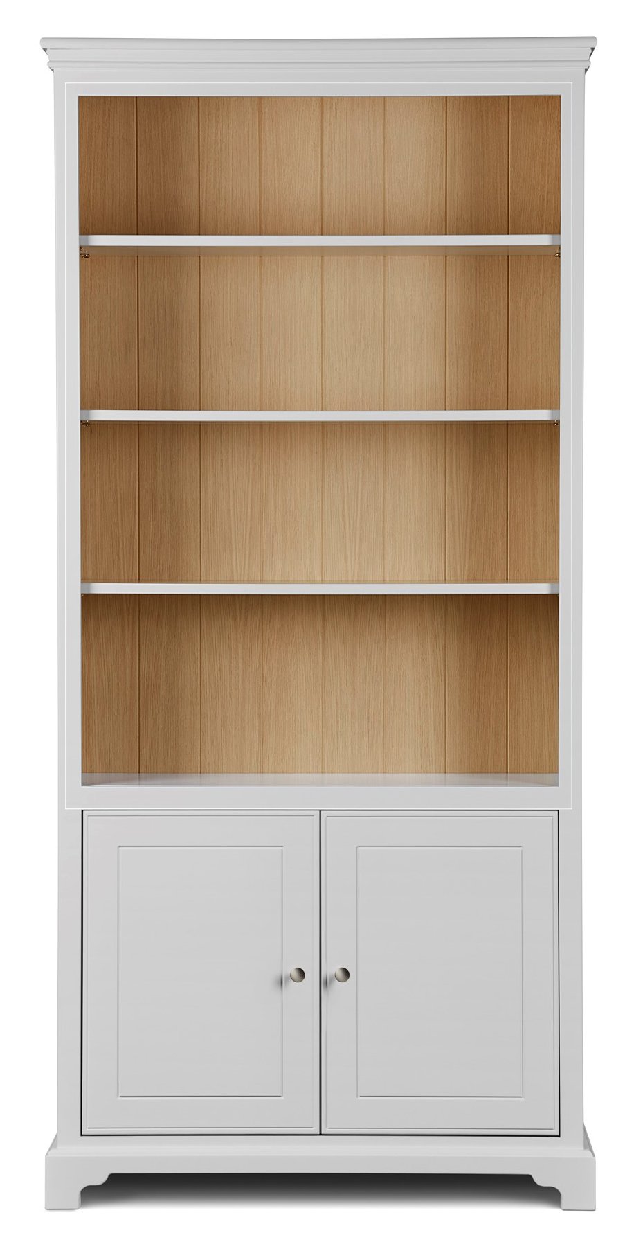 Living Homes Collection Hambledon Tall Bookcase with 2 Doors Shelving