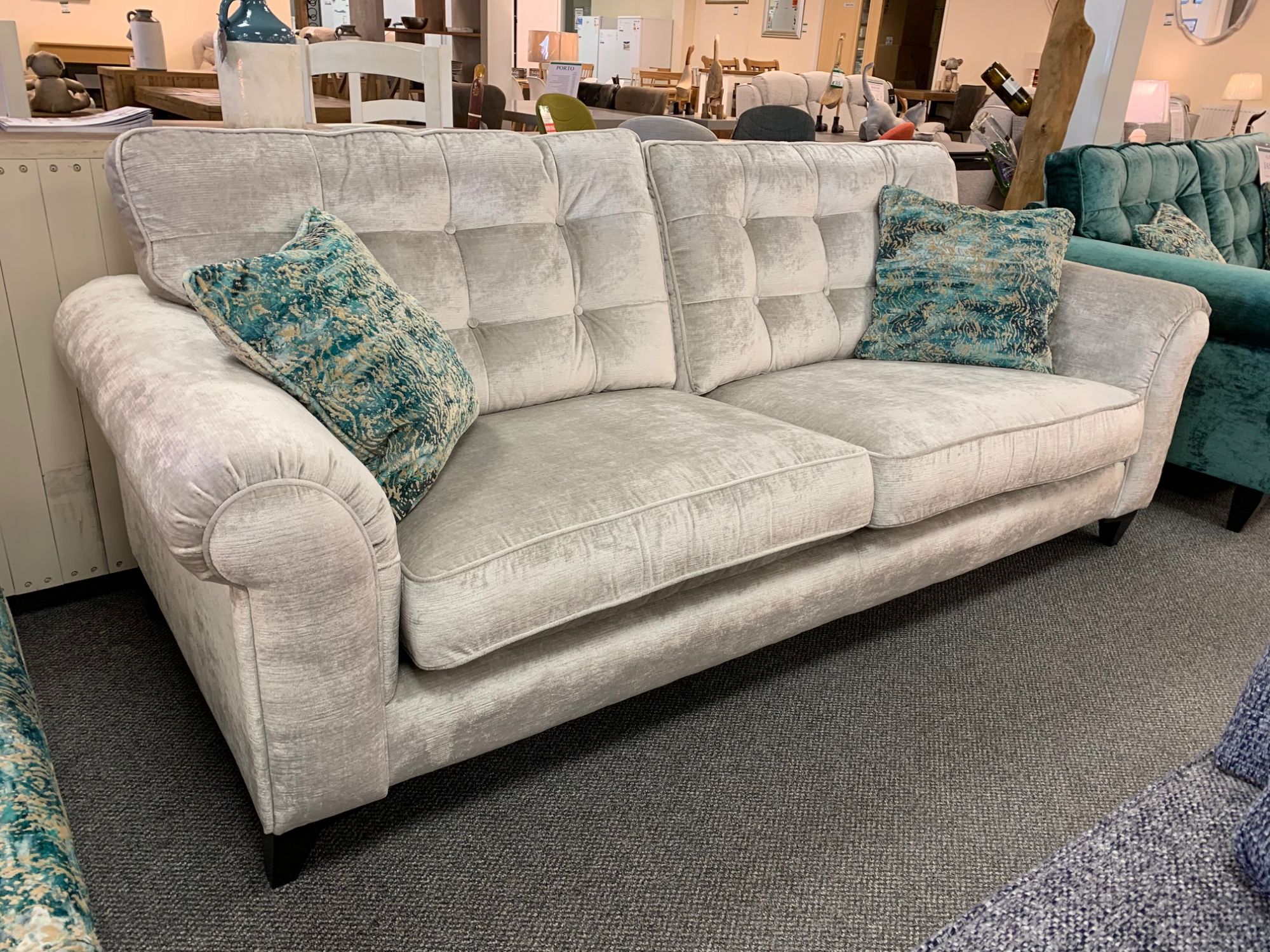 Clearance Alstons Jasmine 4 Seater Sofa Sofas & Suites Living Homes