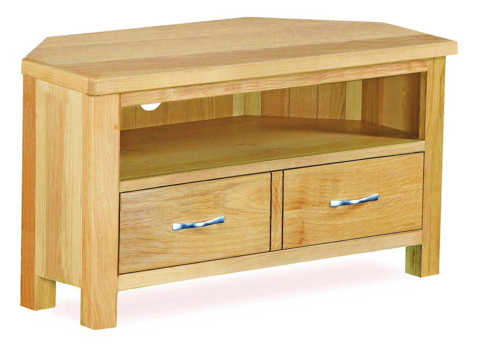 Living Homes Collection Thurso Corner Media Stand TV and Media Units