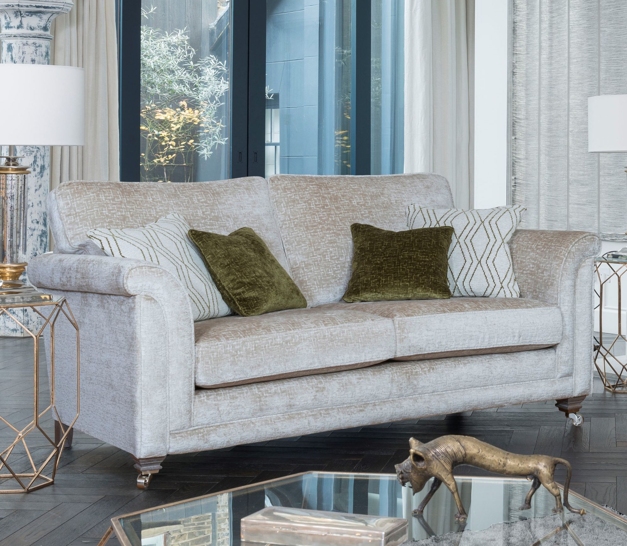 Alstons Fleming 3 Seater Sofa Medium Sofas Living Homes