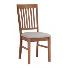 Regis Oak Fabric Dining Chair (Pair)