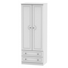 Welcome Bude Tall 2ft 6in 2 Drawer Wardrobe