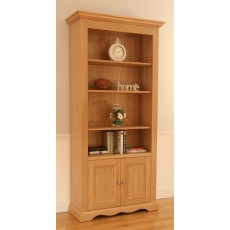 Andrena Pelham Wide Open Bookcase with Door