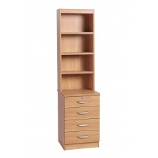 Four Drawer Unit with OSC Hutch