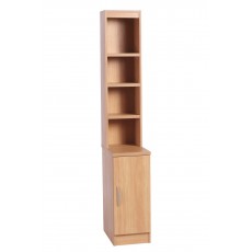 Desk Height Cupboard 300mm Wide with OSB Hutch