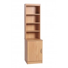 Desk Height Cupboard 480mm Wide with OSC Hutch