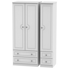 Welcome Bude Triple 2 Drawer + Drawer Wardrobe