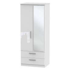 Welcome Infinity 2ft 6in 2 Drawer Mirror Robe