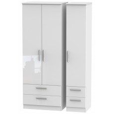 Welcome Infinity Tall Triple 2 Drawer + Drawer Robe