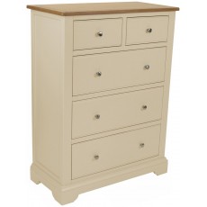 Hampton 2 over 3 Drawer Chest