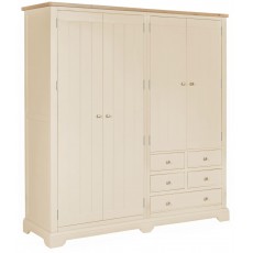 Hampton 4 Door Wardrobe