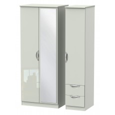 Welcome Cambridge Triple Mirror + Drawer Robe