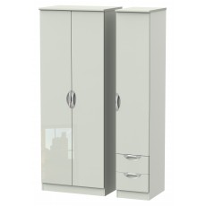 Welcome Cambridge Tall Triple Plain + Drawer Robe