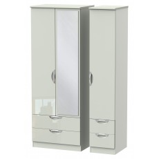 Welcome Cambridge Tall Triple 2 Drawer Mirror + Drawer Robe