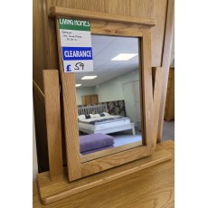 Clearance - Classic Portbury Swing Mirror Oak