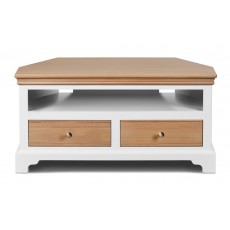 Hambledon Corner TV Unit with 2 Drawers - Oak Drawers