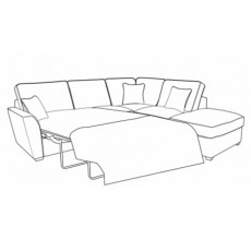 Buoyant Fantasia Corner Group Sofabed with End Stool