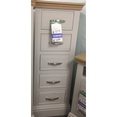 Clearance - Hill & Hunter New England 5 Drawer Narrow Chest