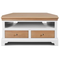 Hambledon Corner TV Unit with 2 Drawers - Painted Drawers