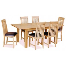 Thurso Compact Extending Dining Table & 4 Chairs