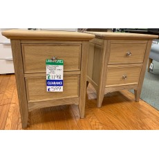 Clearance - TCH New England 2 Drawer Bediside Chests Pair