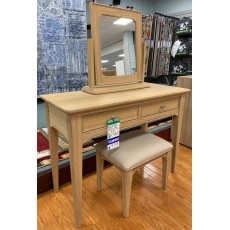Clearance - TCH New England Dressing Table inc Mirror & Stool